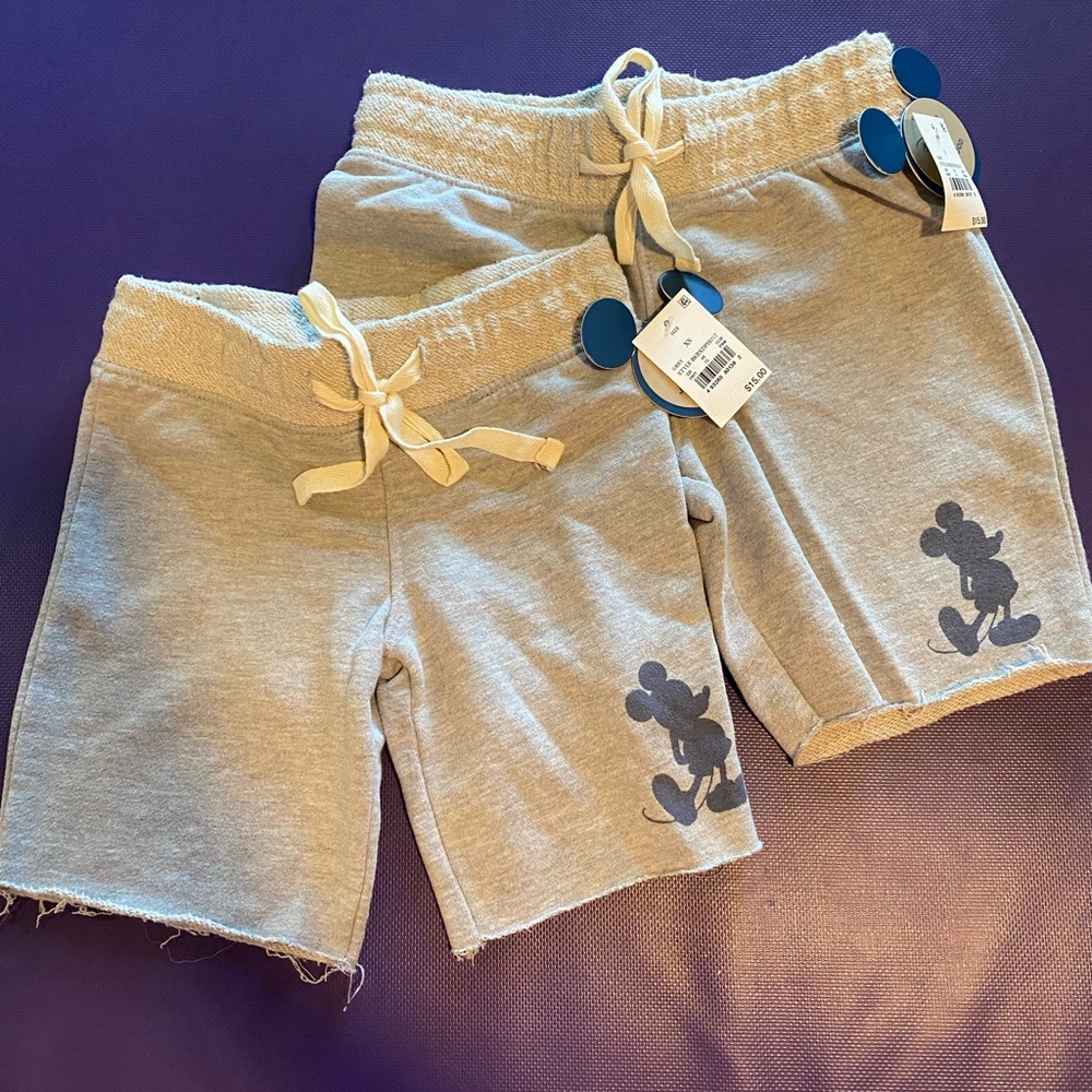 Disney X Junk Food collaboration terry shorts
